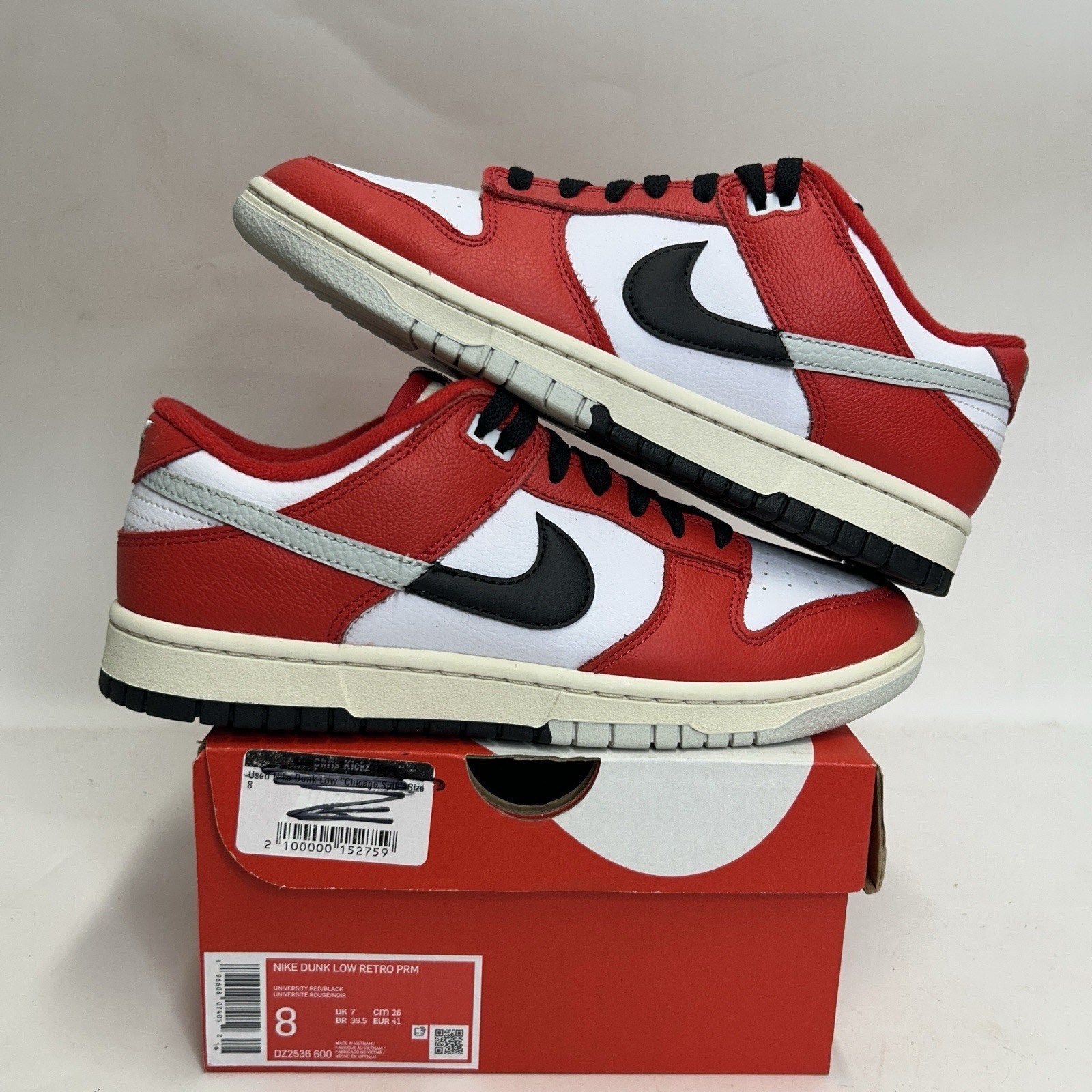 Nike Dunk Low Retro Prm “Split Chicago” Dz2536-600